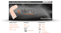 Desktop Screenshot of liderasoluciones.com